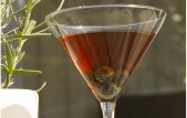 Cocktail Blue Berrie Hill thee - close up Cocktail Blue Berrie Hill thee - close up